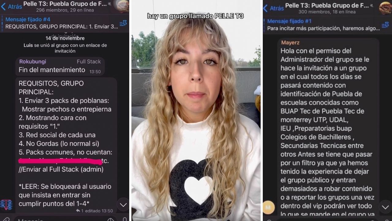 Activistas de Puebla denuncian chats de Telegram de contenido íntimo de mujeres