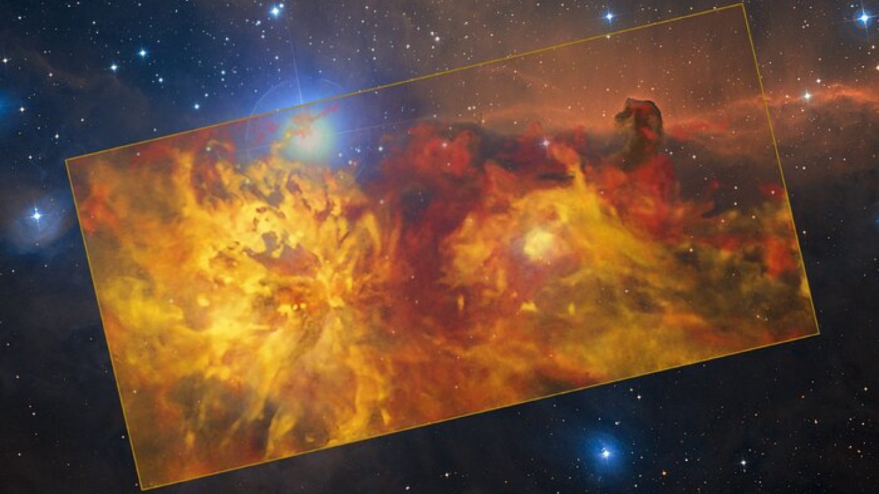 Astrónomos captan nuevas imágenes de La Nebulosa de la Flama