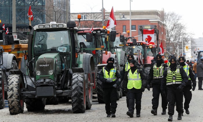 Ottawa declara estado de emergencia ante el bloqueo de la ciudad por las protestas de los camioneros canadienses