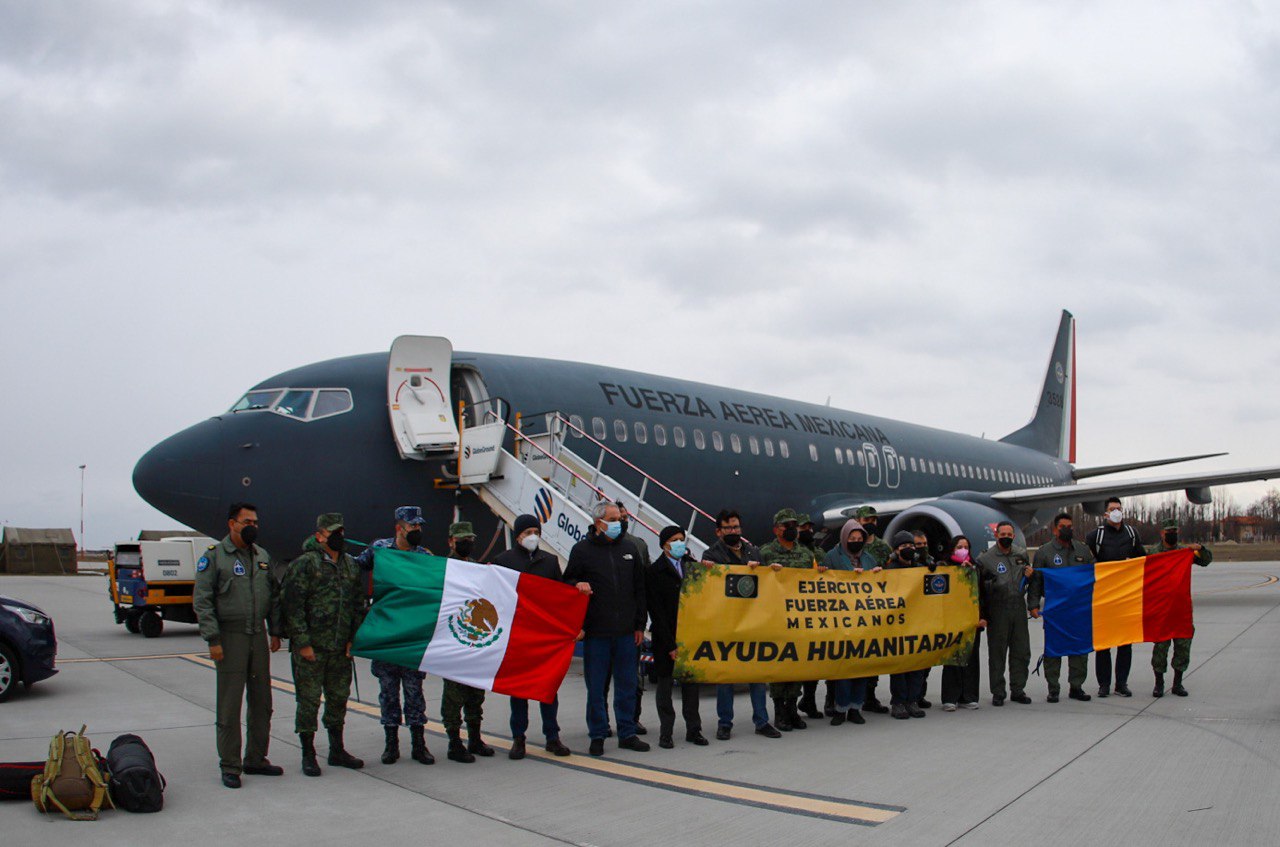 AMLO: Avión para repatriar a mexicanos en Ucrania ya llegó a Rumania