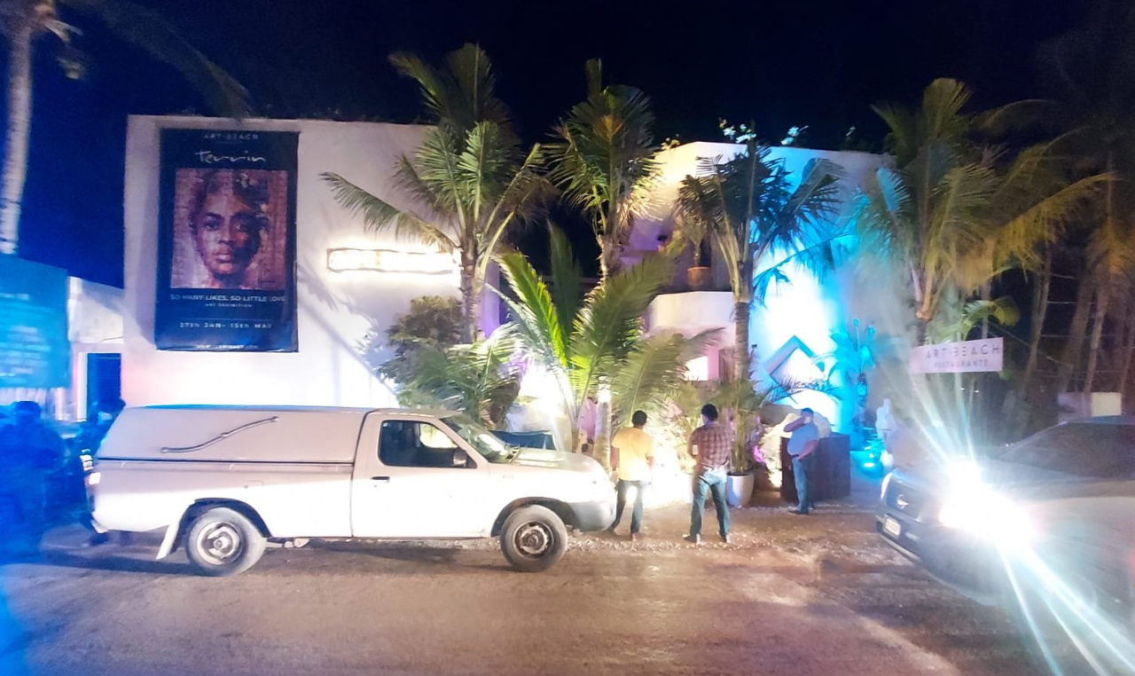 Balacera en el restaurante Art Beach de Tulum deja dos muertos y un herido