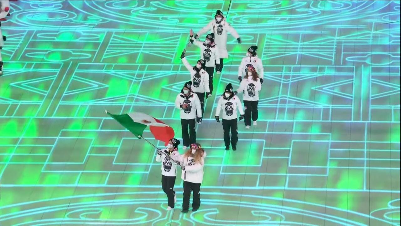 México luce en la inauguración de los Juegos Olímpicos de Invierno Beijing 2022