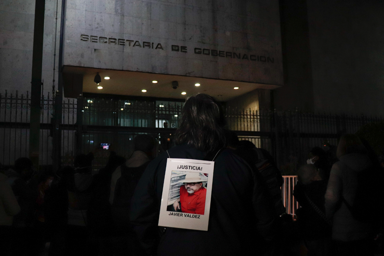 Periodistas toman las calles de nuevo por sus colegas asesinados en 2022