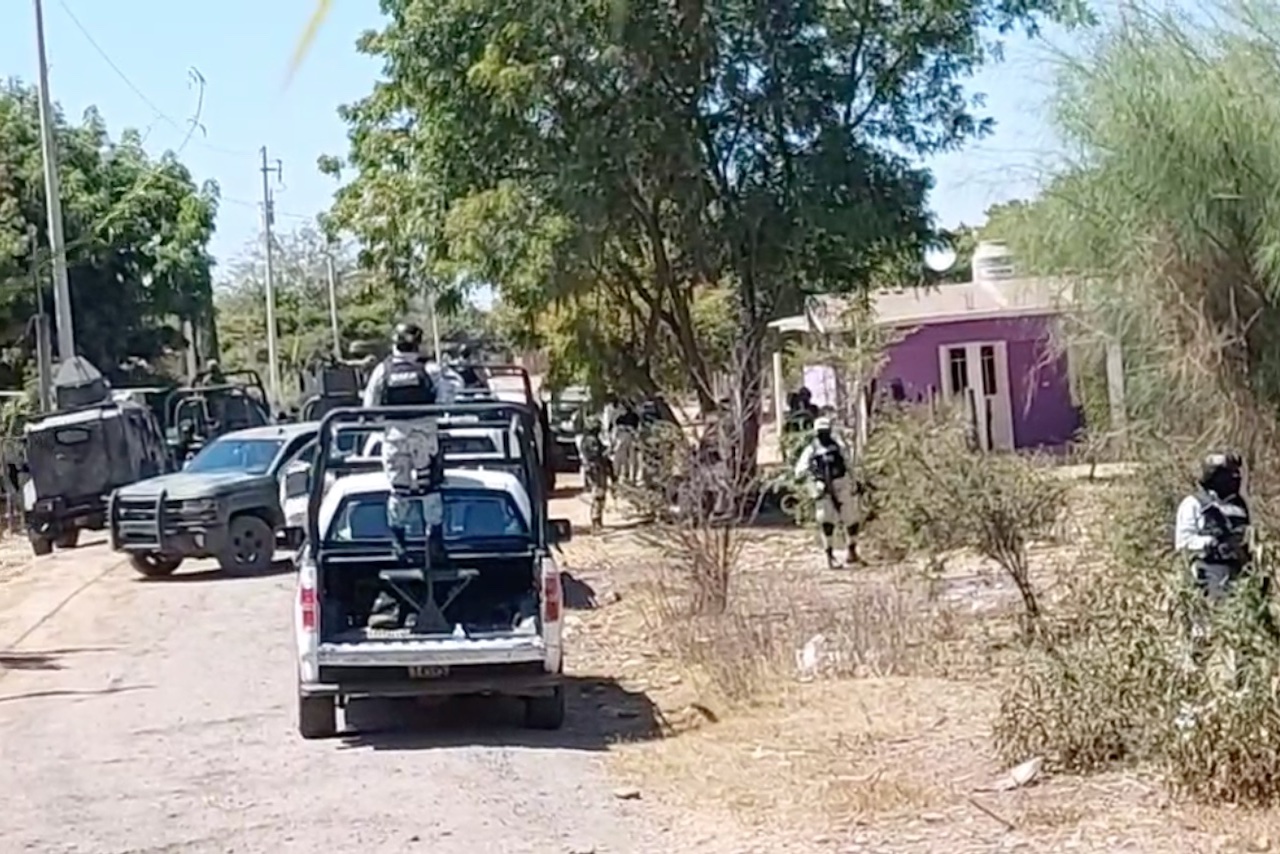 Balacera en Estación Bamoa, Guasave: Guardia Nacional y civiles se enfrentan