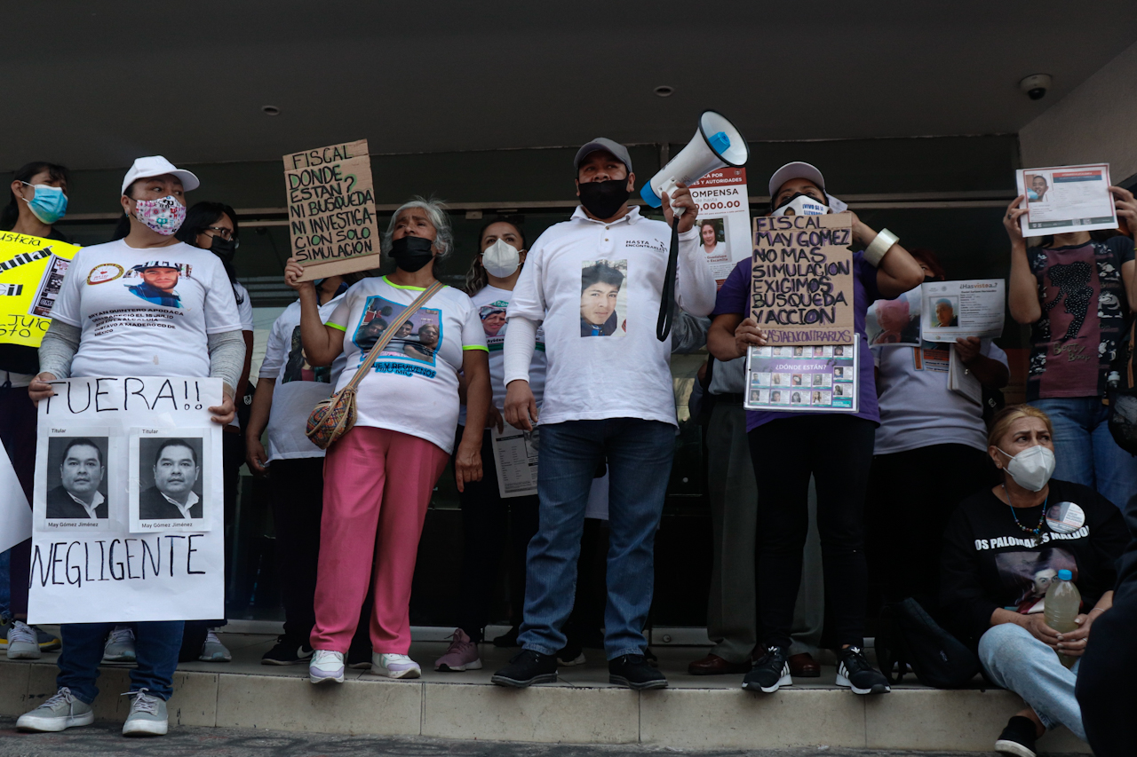 Familias de personas desaparecidas exigen la destitución del fiscal de búsqueda en CDMX