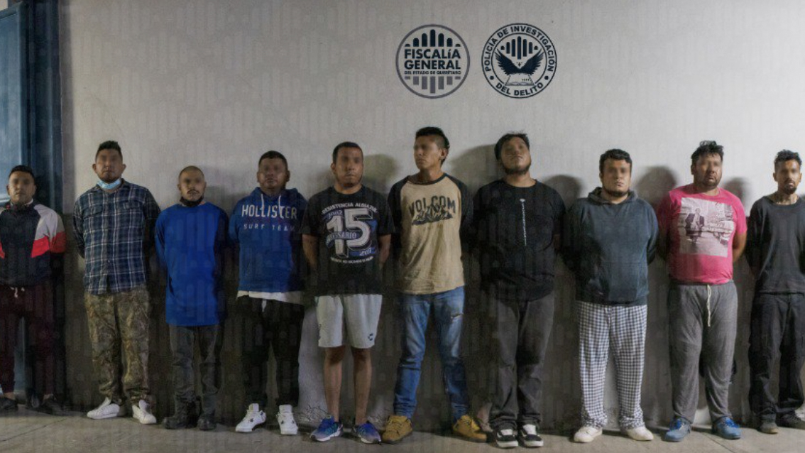 10 hombres son detenidos por la violencia en el partido Querétaro-Atlas
