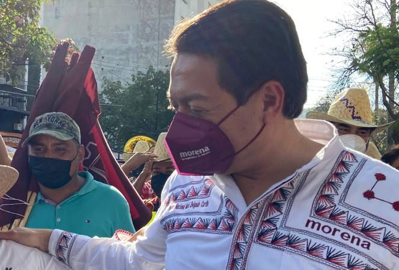 Mario Delgado es abucheado por periodistas en Oaxaca
