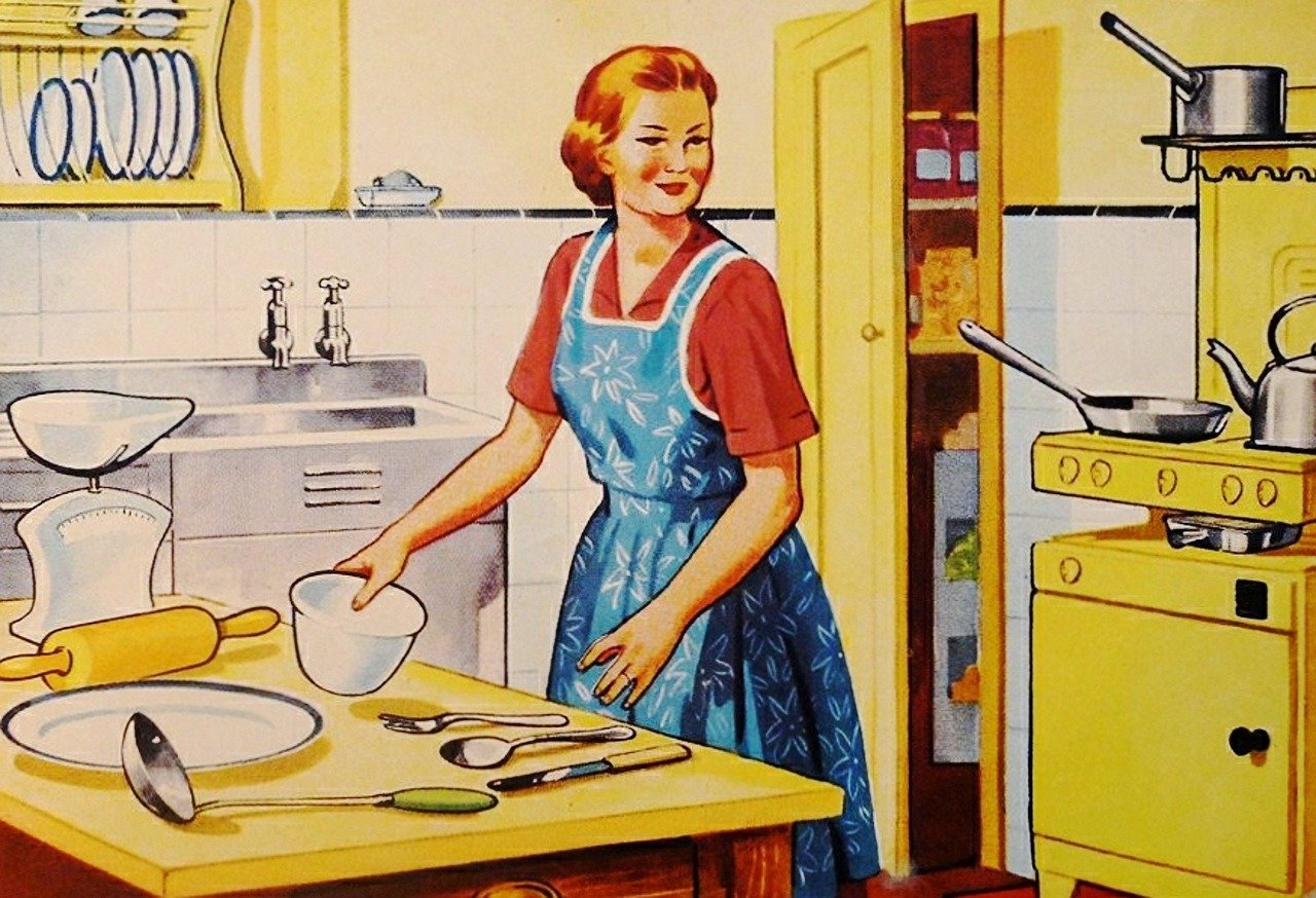 ¿Las mujeres a la cocina?