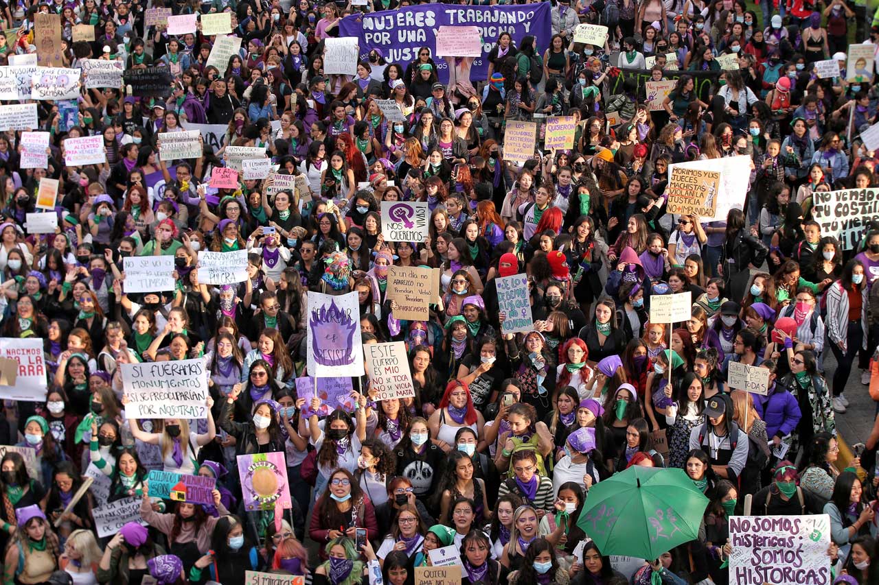 En imágenes: las protestas en el mundo por el Día Internacional de la Mujer