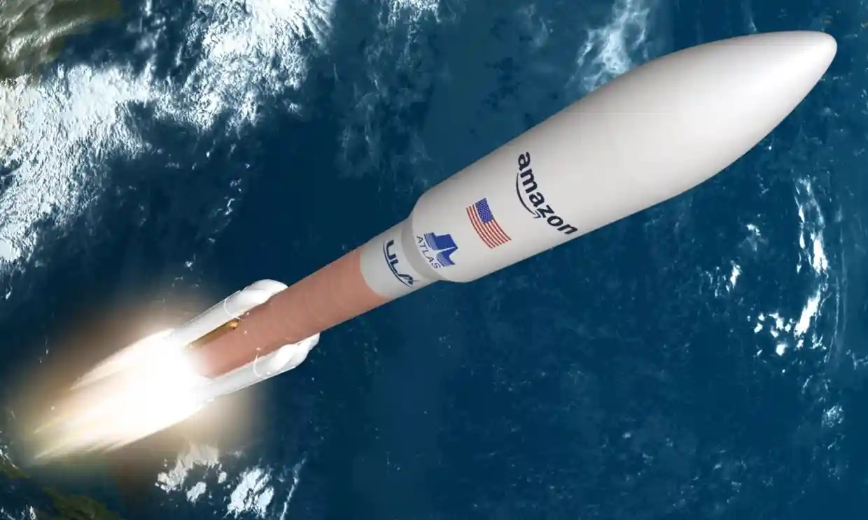 Amazon reserva los primeros lanzamientos de cohetes para su proyecto de satélites de banda ancha