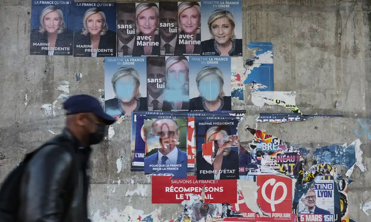 Los candidatos de Francia lanzan sus últimos argumentos mientras Macron amplía su ventaja en las encuestas frente a Le Pen