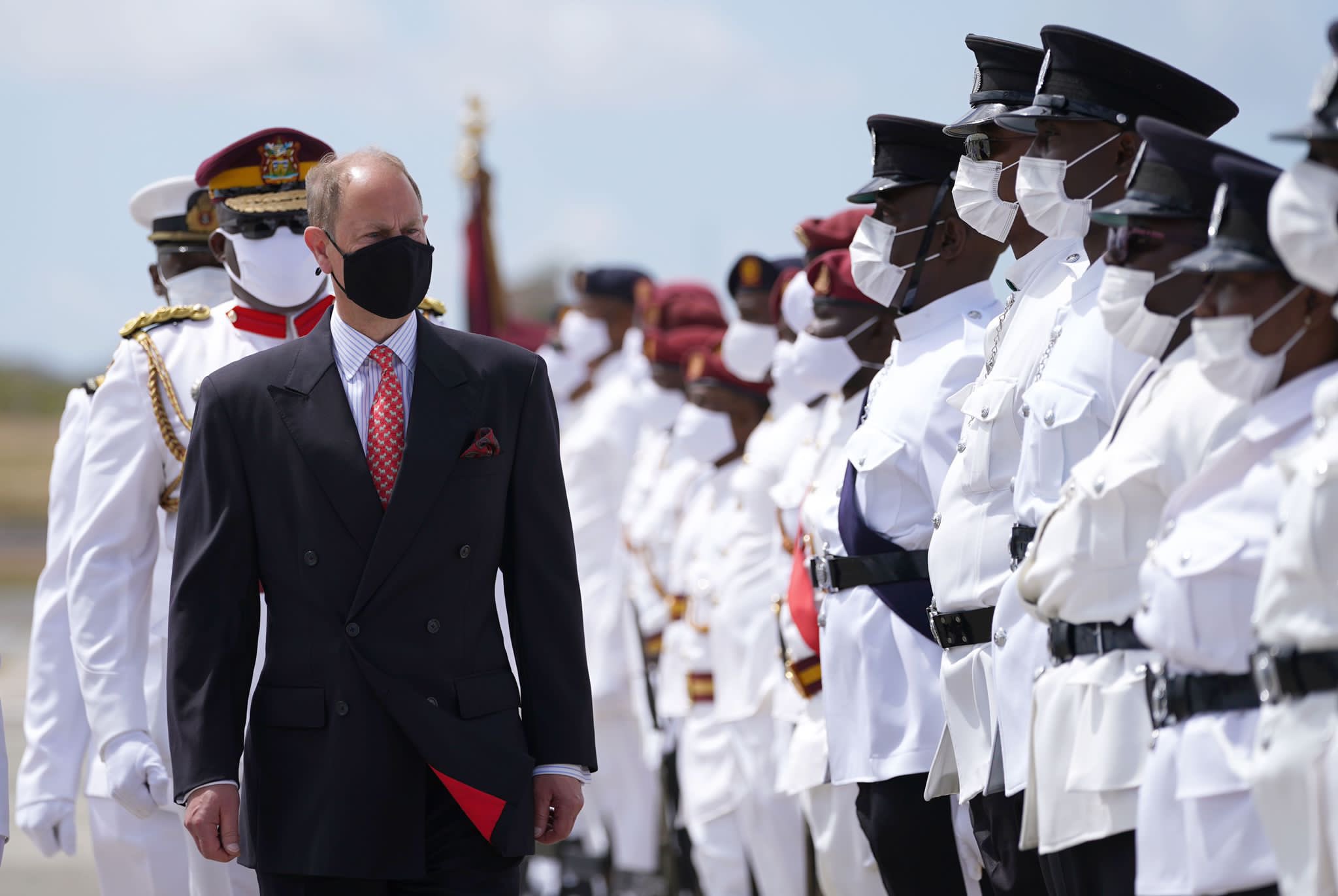 El príncipe Eduardo visita Antigua y Barbuda