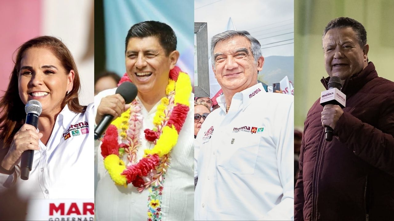 Morena lidera en 4 estados y ‘pisa los talones’ a la oposición en otros 2: Encuestas