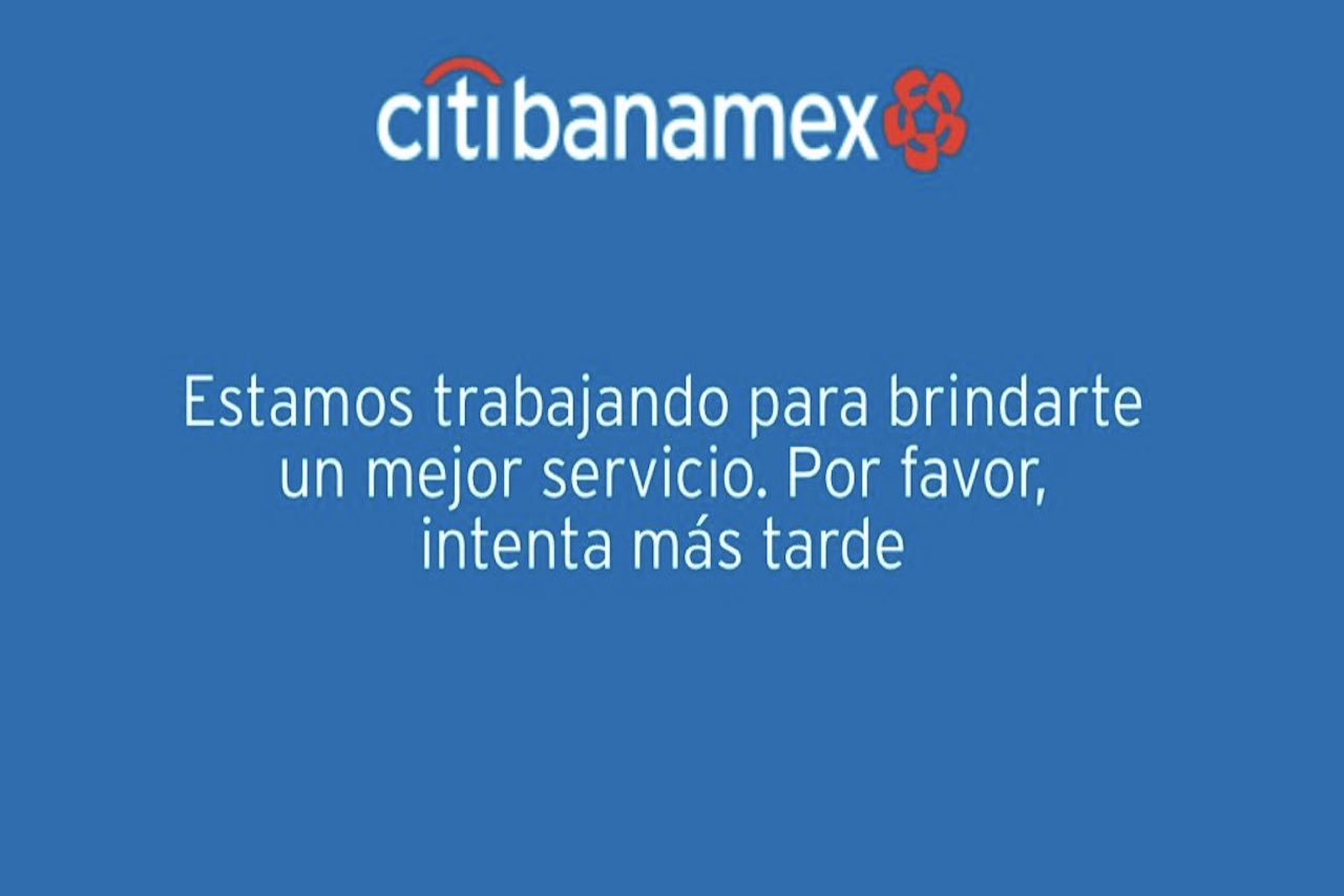 Citibanamex reconoce fallas en su app de banca móvil este viernes de quincena