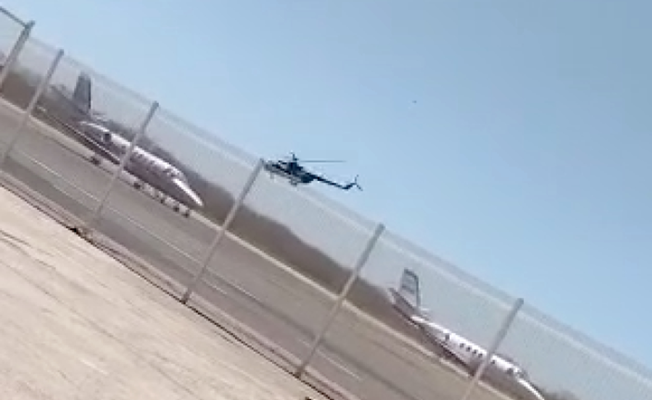 Cinco marinos resultan lesionados por accidente de helicóptero en Aeropuerto de Mazatlán, Sinaloa
