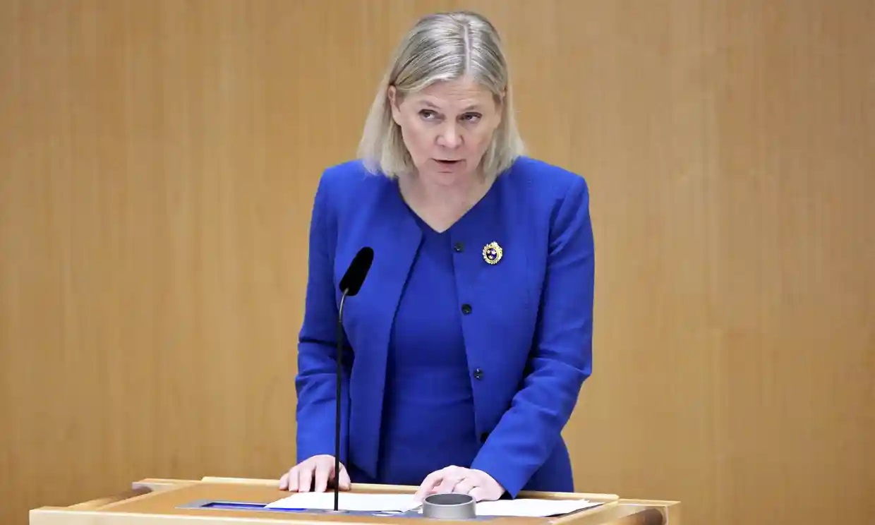Suecia sigue a Finlandia y confirma que solicitará su ingreso a la OTAN