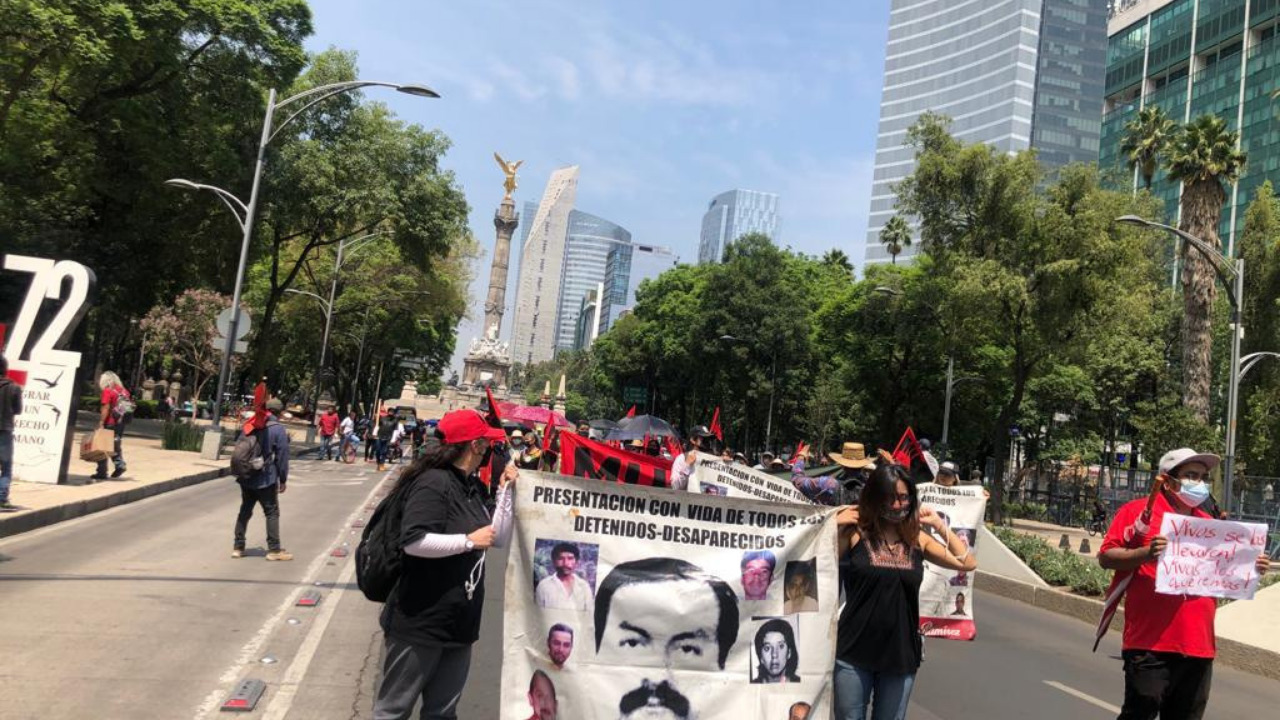 Familiares de personas desaparecidas marcharon en la CDMX para exigir justicia