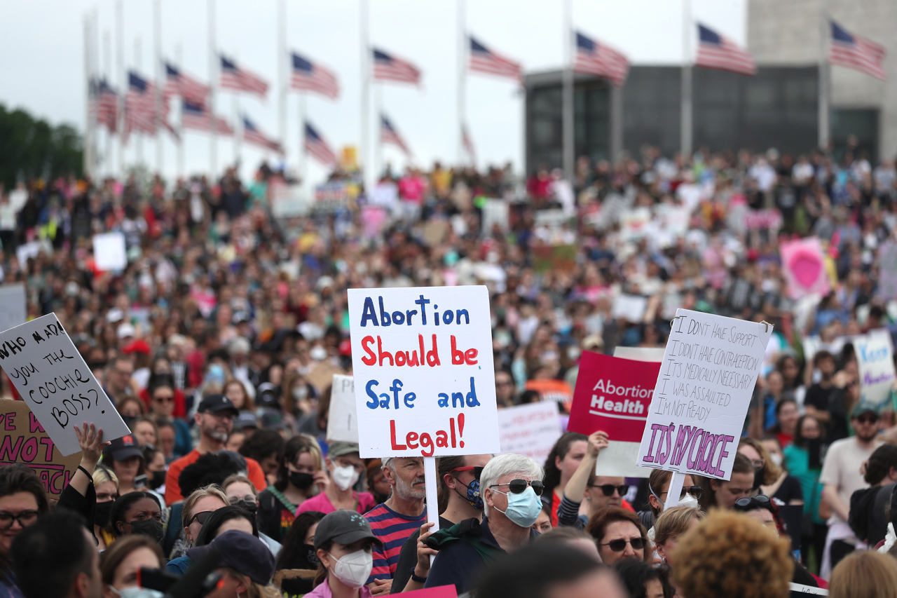 “Mi cuerpo, mi decisión”, miles de mujeres de Estados Unidos salen a las calles para defender el aborto