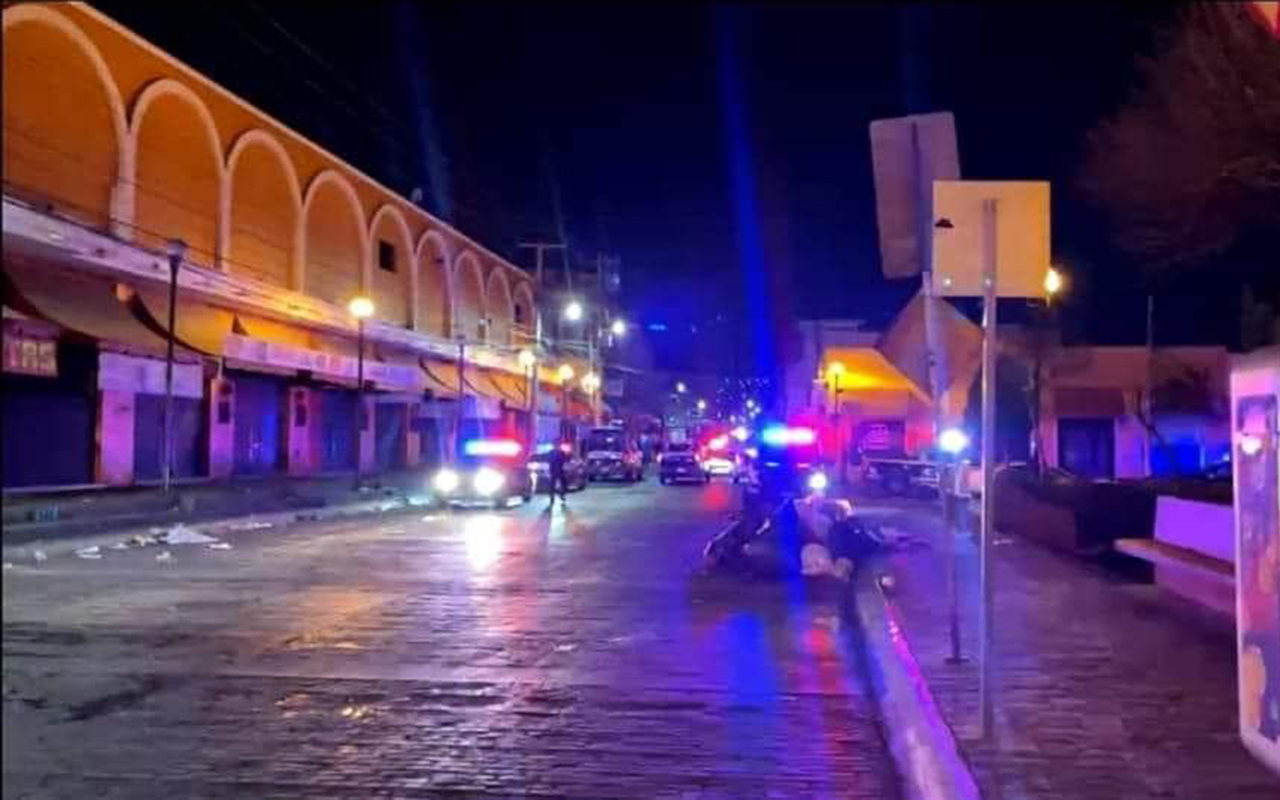 Cuatro personas son asesinadas a tiros en el Centro Histórico de Pachuca, Hidalgo