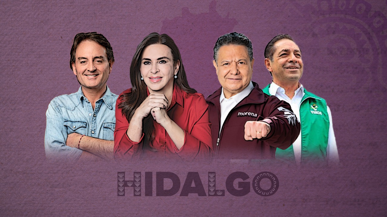 Debate en Hidalgo: Viggiano se lanza contra Menchaca; dos candidatos tiran sus apuntes