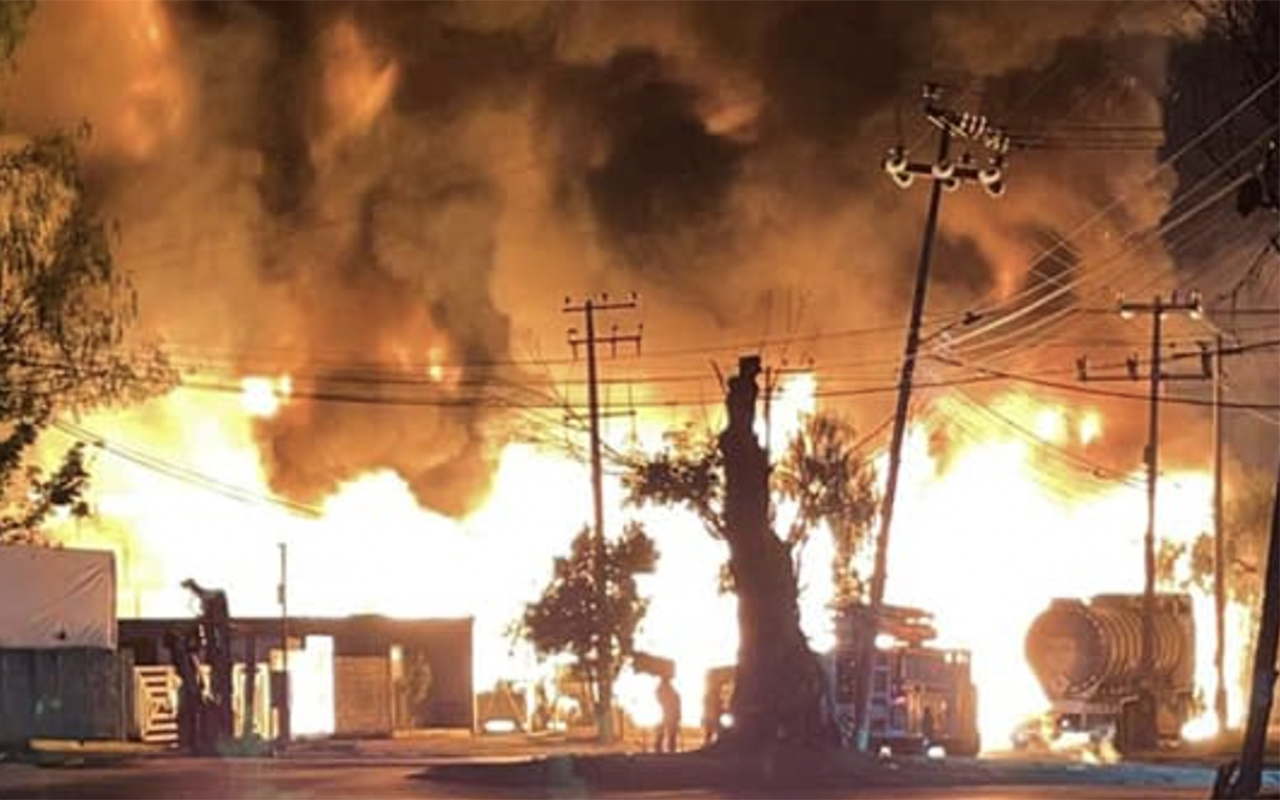 Incendio en fábrica de Cuautitlán Izcalli, Estado de México, deja 6 lesionados