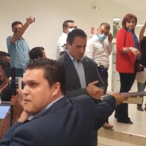 Riñen diputados del PAN y Morena en el Congreso de Tamaulipas