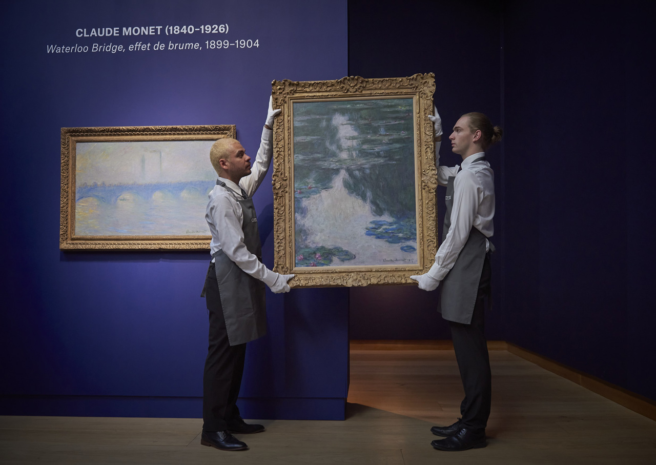 Obras populares de Monet y Klein serán subastadas