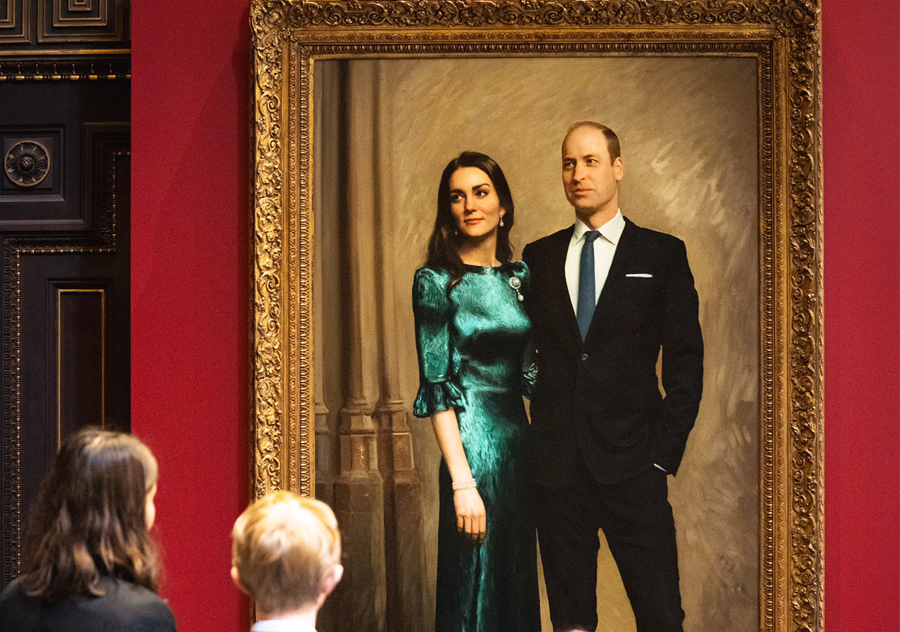 El primer retrato oficial de los duques de Cambridge es revelado