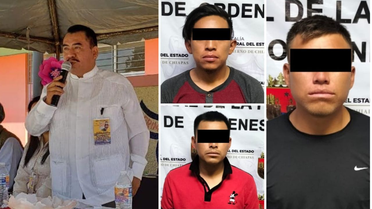 Tres detenidos por el asesinato del alcalde de Teopisca, en Chiapas