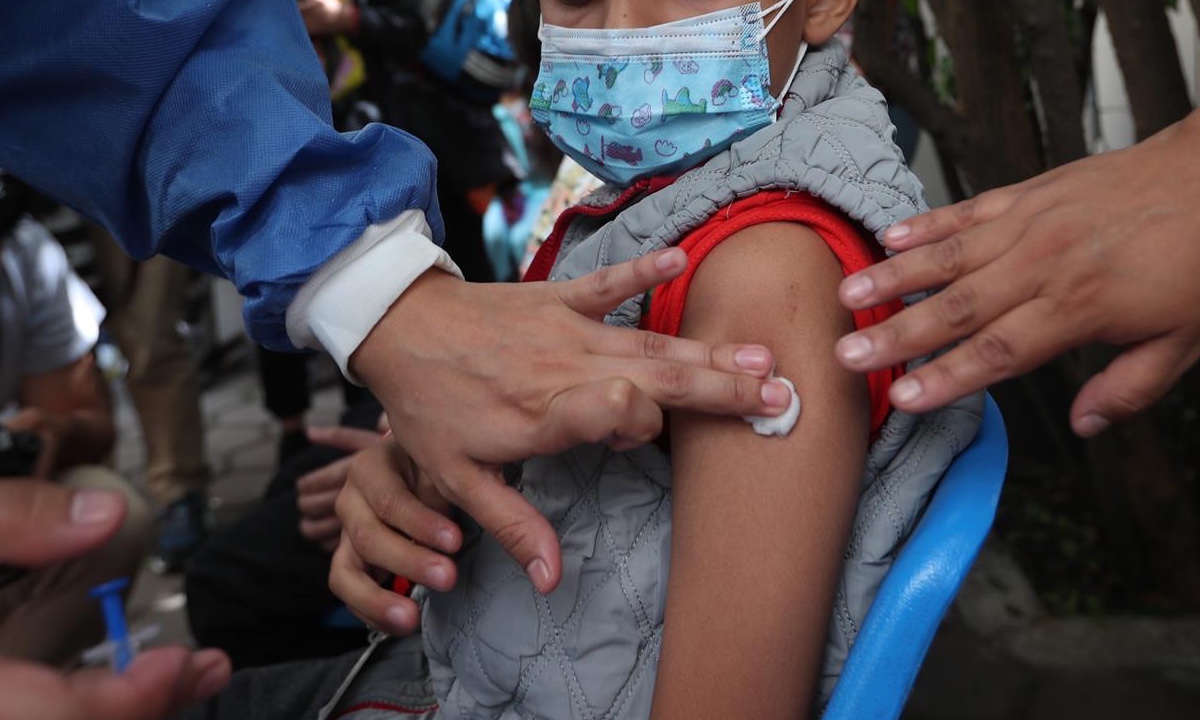 La CDMX comienza a vacunar contra Covid-19 a niños de cinco a 11 años