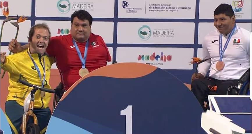 México gana medallas de oro y bronce en mundial de paranatación