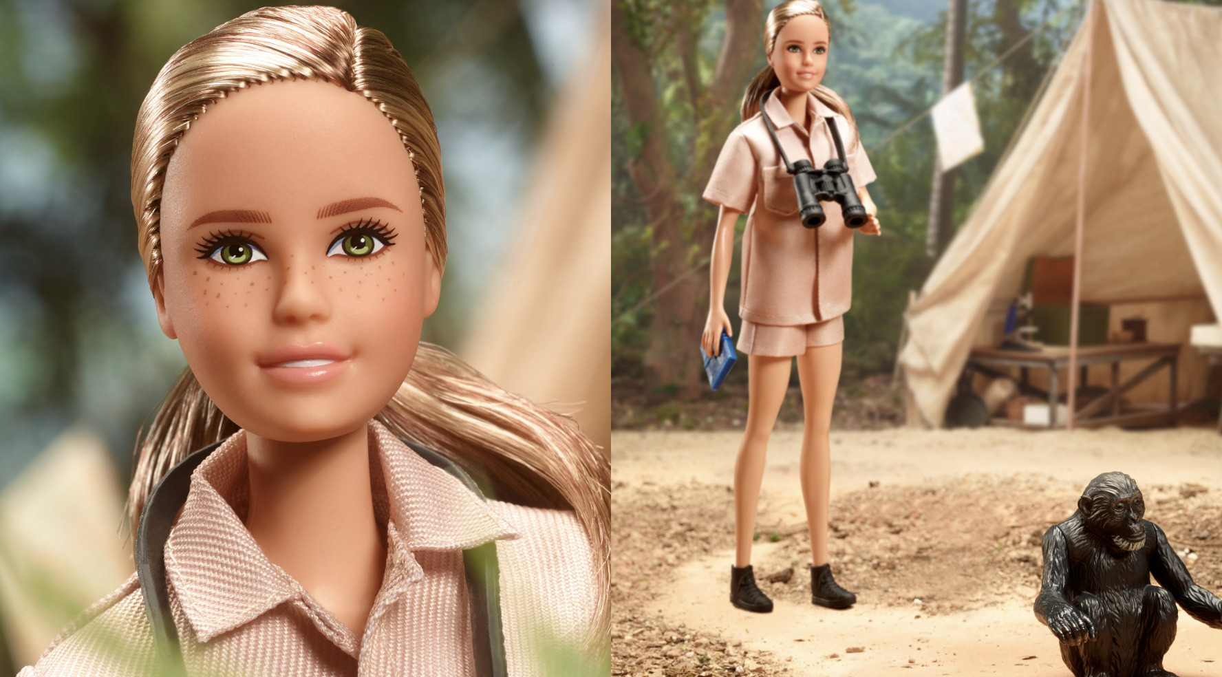 Barbie lanza una muñeca inspirada en Jane Goodall y hecha con plástico rescatado del océano
