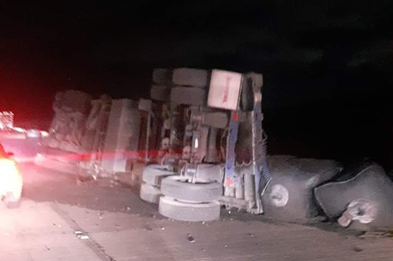 Accidente afecta el tránsito en el Arco Norte, entre Pachuca y Tulancingo