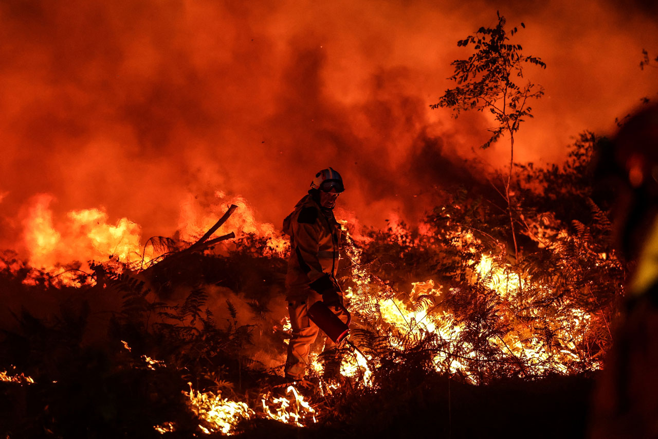 En imágenes: Europa arde ante las olas de calor