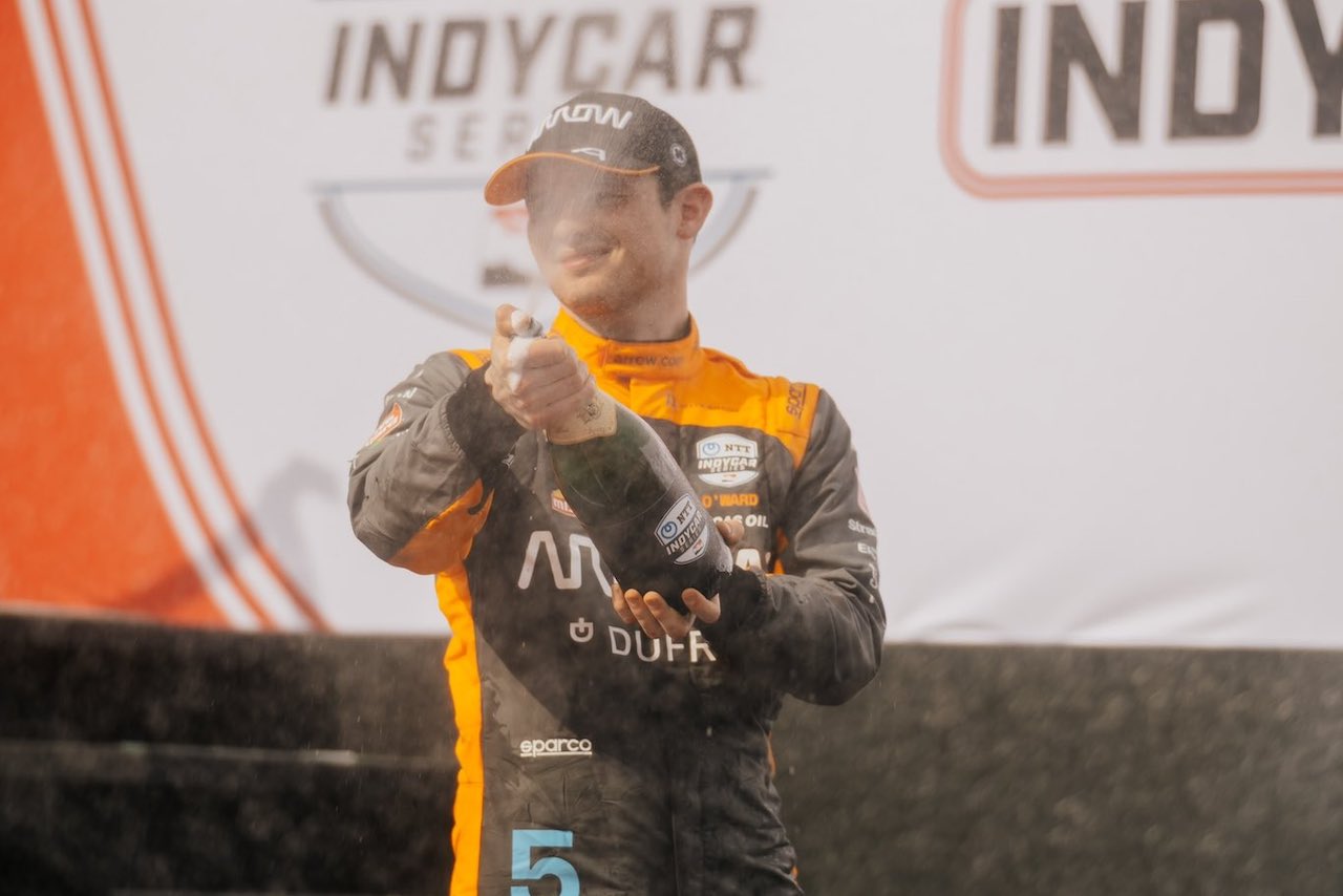 Pato O’Ward gana su segunda carrera en la temporada 2022 de la IndyCar
