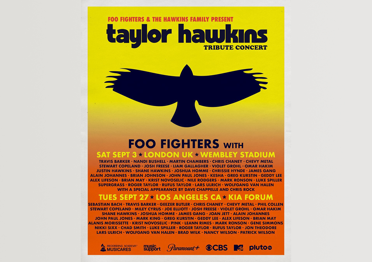 ¿Dónde ver el homenaje a Taylor Hawkins, exbaterista de Foo Fighters?