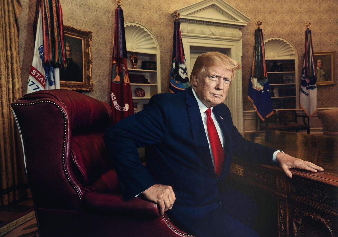 Arman ‘vaquita’ para pagar retrato presidencial de Trump