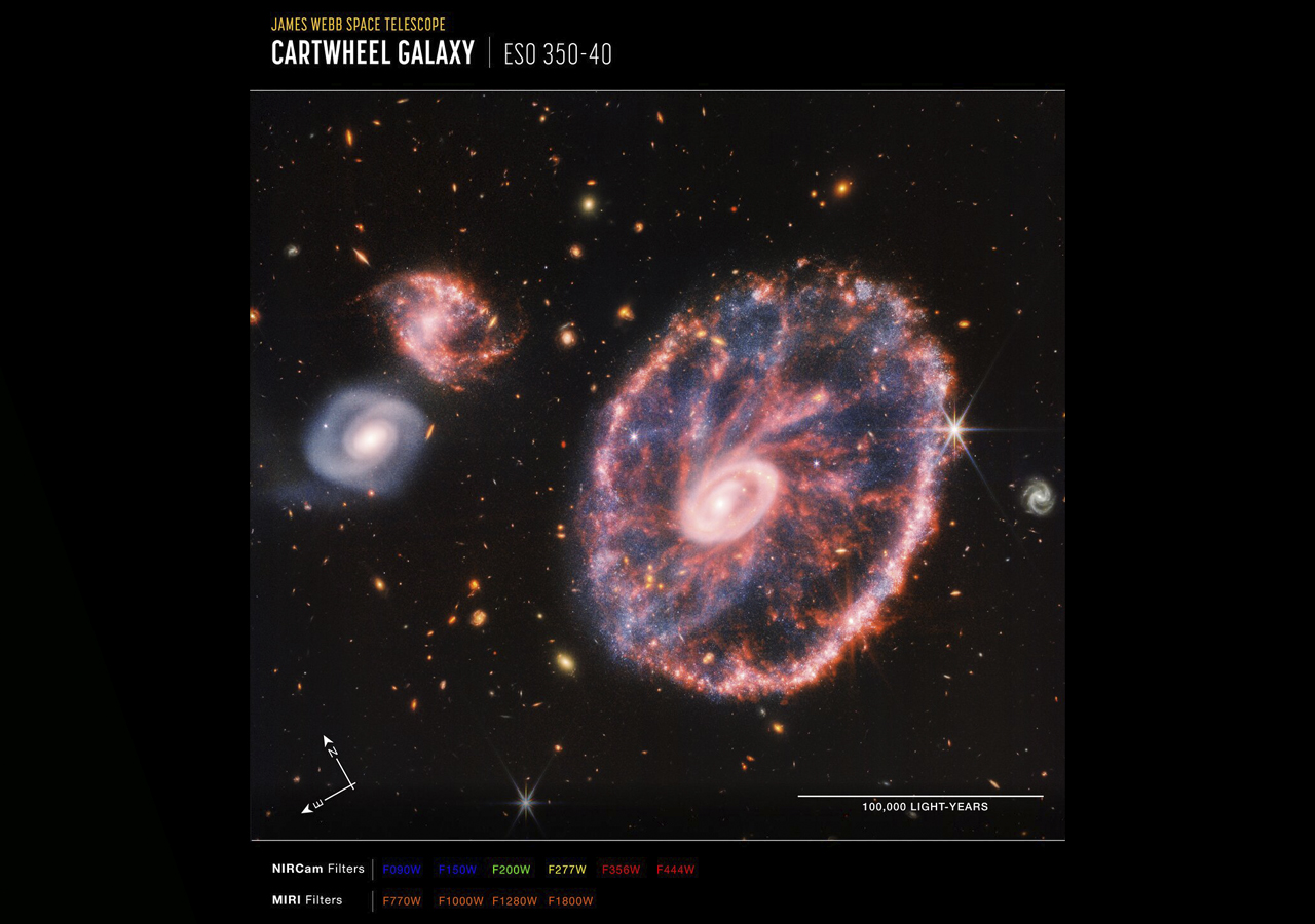 Agencia Espacial Europea presenta zoom galáctico