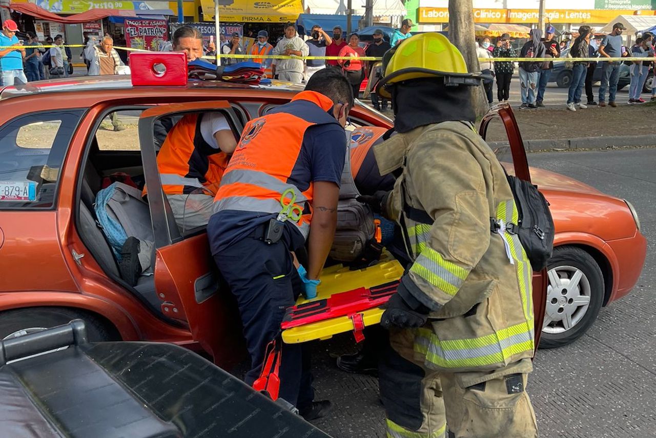 Accidente en Puebla: Choque en Bulevar Norte deja 50 heridos por la Capu