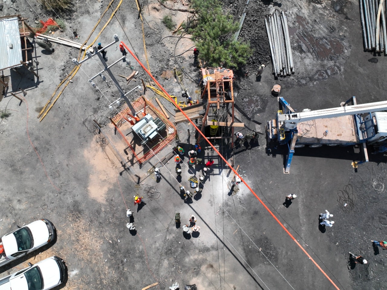 Día 8 del rescate de mineros en Coahuila