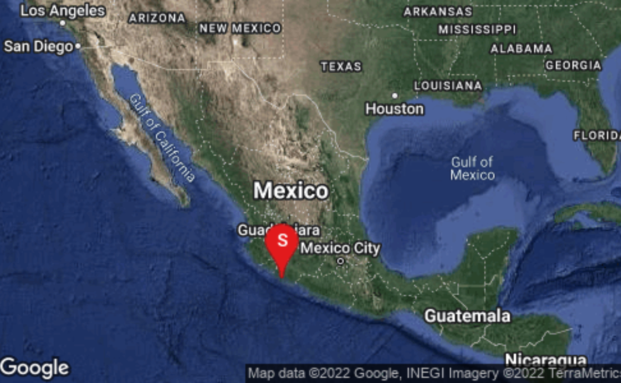 Sismo de magnitud 5.4 sacude Coalcomán, Michoacán