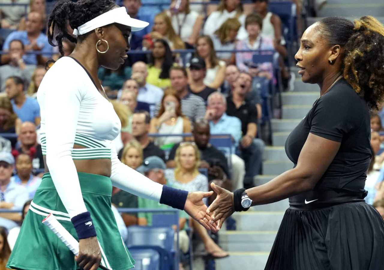 Las hermanas Williams son eliminadas en dobles del US Open