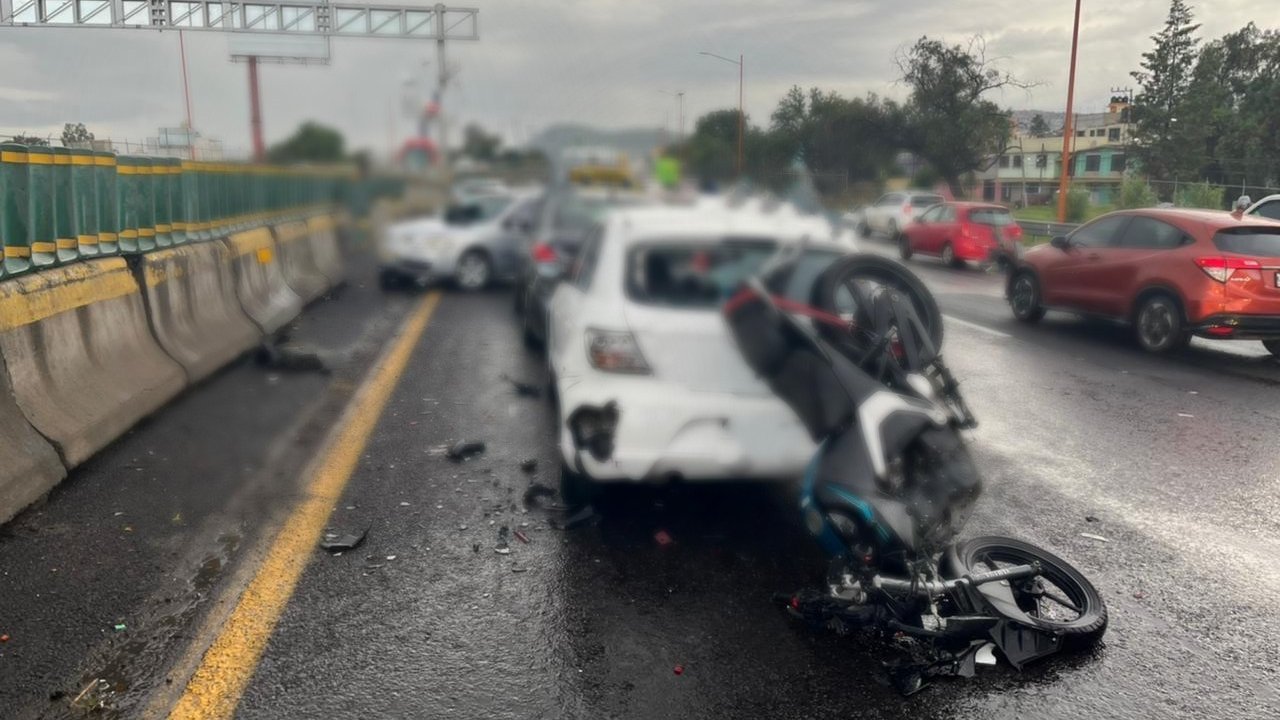 Accidente en la autopista México-Pachuca: Cierre por choque en Ecatepec