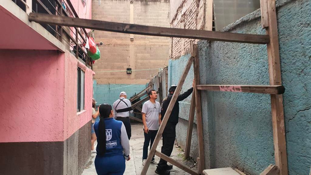 La alcaldía Cuauhtémoc pedirá al gobierno de la CDMX que atienda a habitantes de inmuebles en riesgo