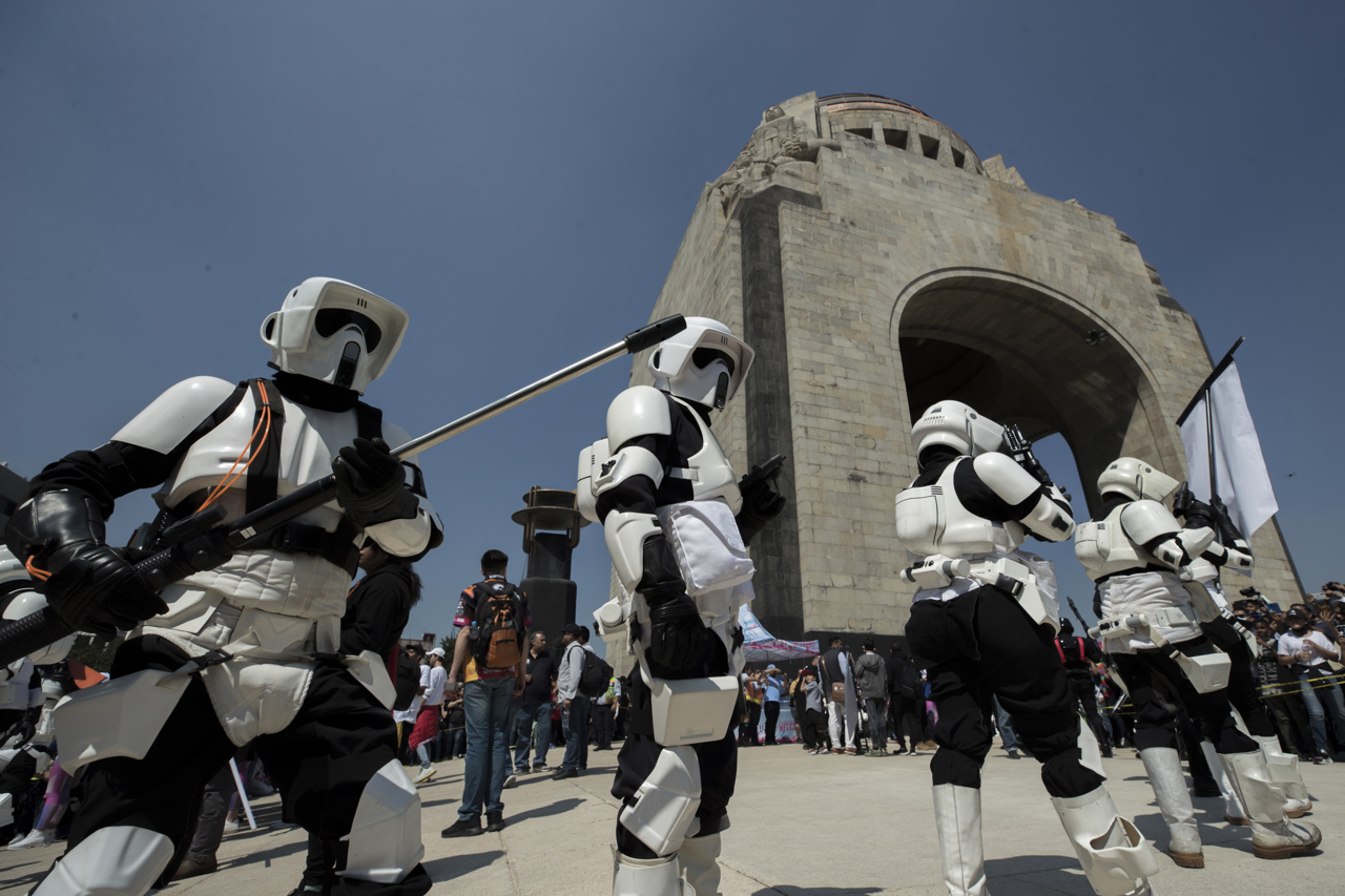 <em>Star Wars</em> se apodera de las calles de la Ciudad de México