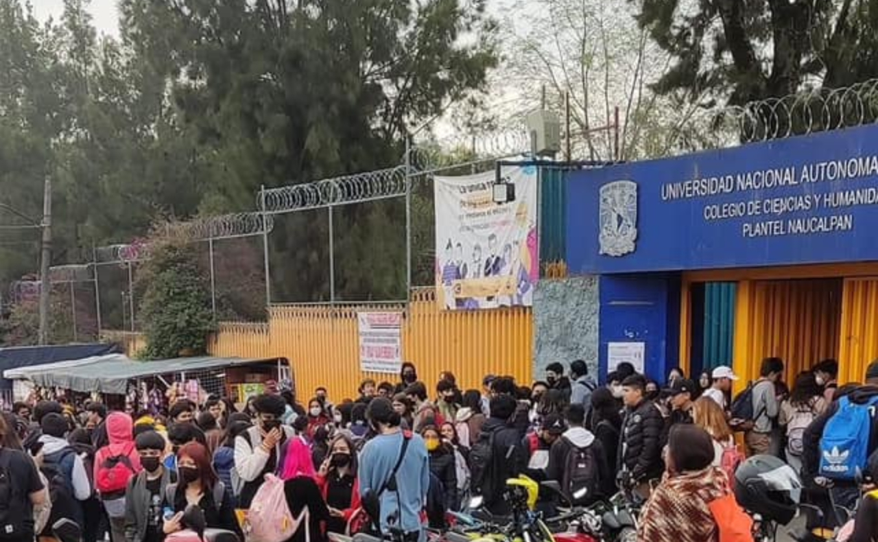 El CCH Naucalpan de la UNAM entra a paro por 72 horas