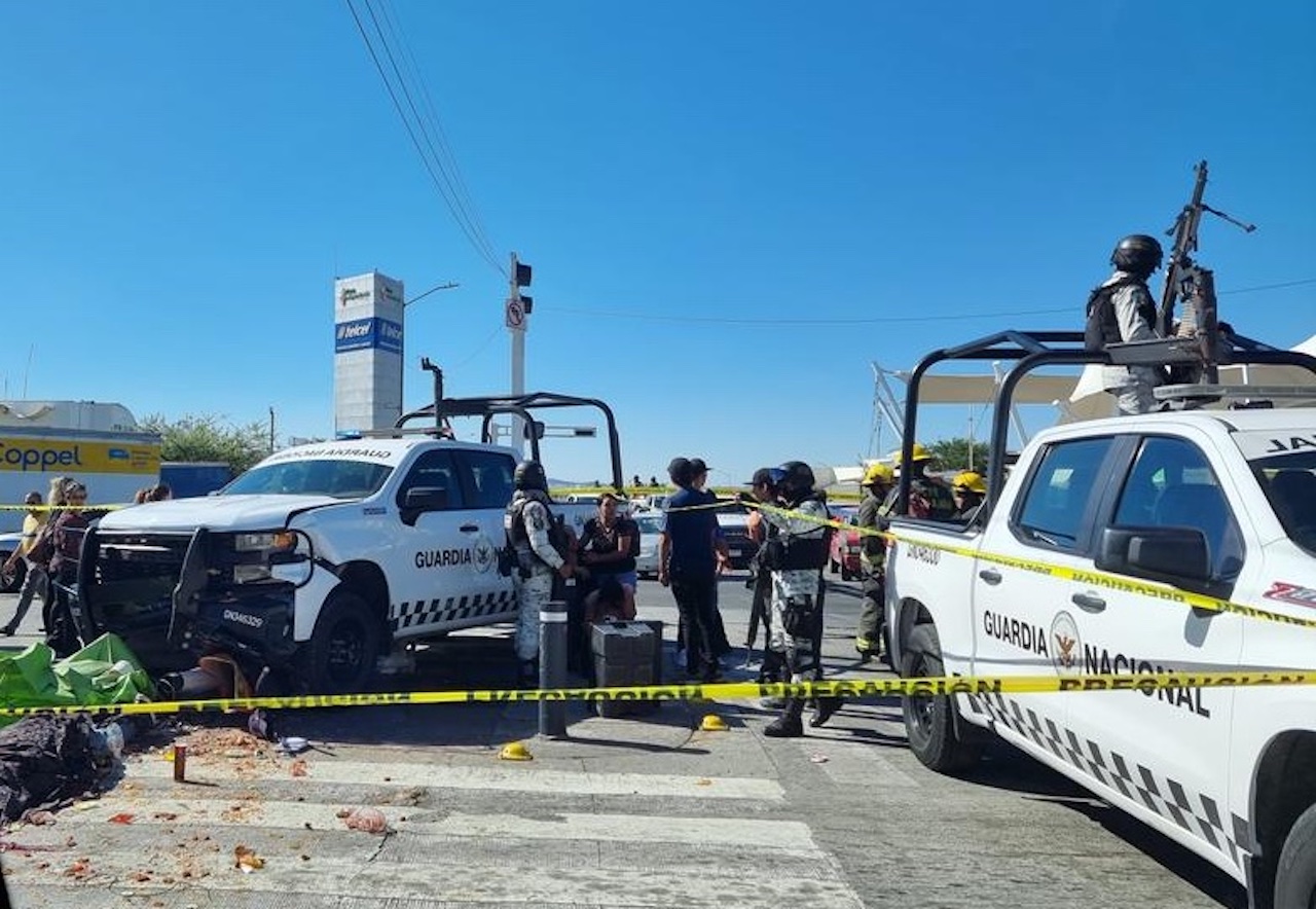 Hombre muere tras ser atropellado por la Guardia Nacional en Guadalajara