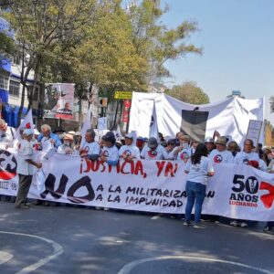 ‘2 de octubre no se olvida’: la marcha por la matanza en Tlatelolco inicia en CDMX