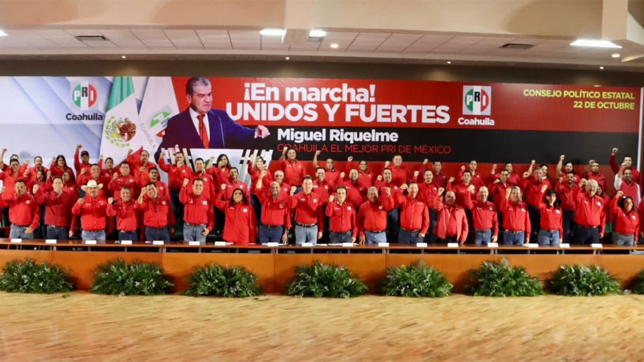 El PRI en Coahuila autoriza ir en coalición en elección de 2023