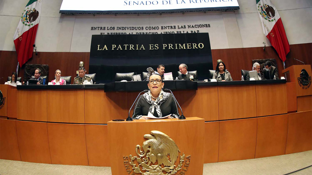 Luis Cresencio acapara reclamos de senadores; Rosa Icela niega militarización